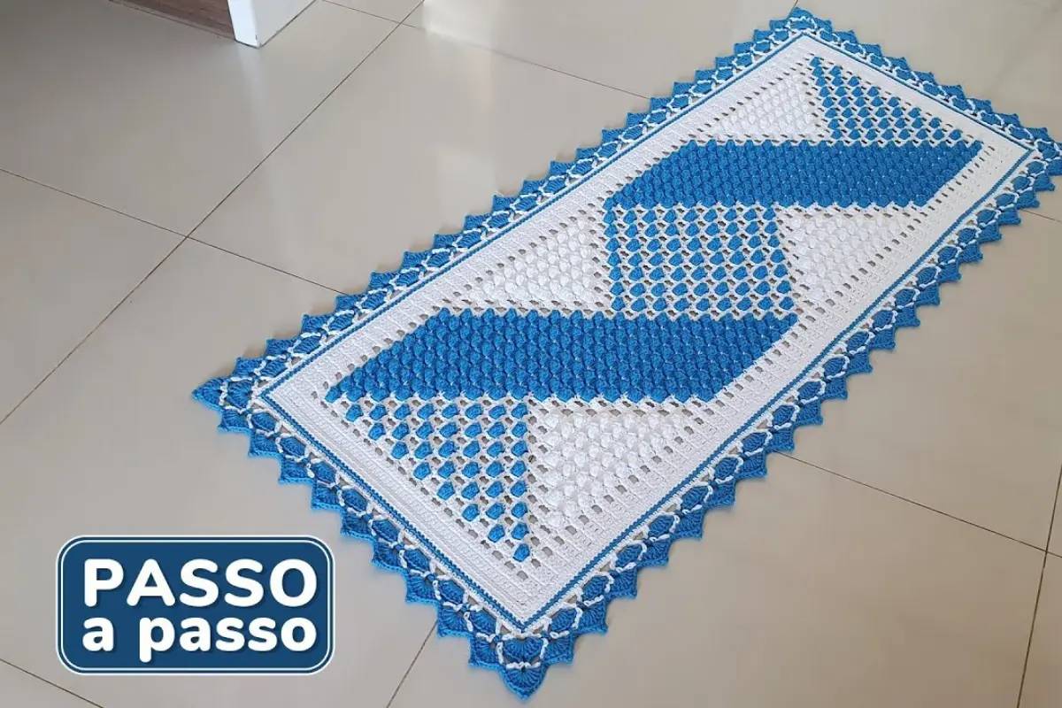 Tapete 3D de Crochê: Elegância e Criatividade em Sua Decoração