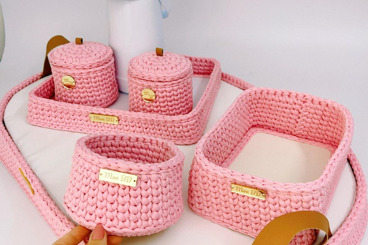 O Encanto do Kit Higiene de Bebê em Crochê: Tradição e Carinho